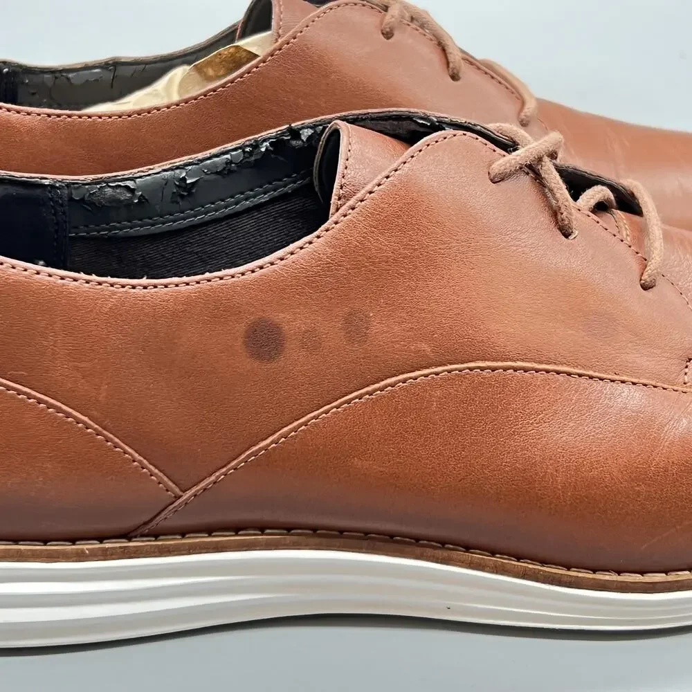 Cole Haan Shoes Womens 9 Brown Leather OriginalGrand Lace Up Oxford Comfort